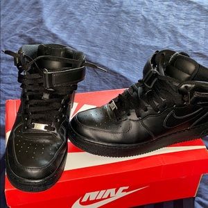 Black Air Force ones